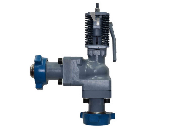 Spring return safety valve