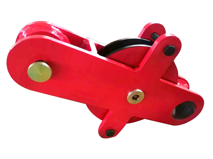 Hoisting clamp pulley assembly