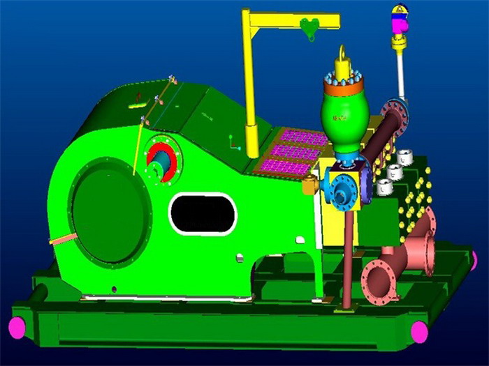 Mud pump and accessories diagr