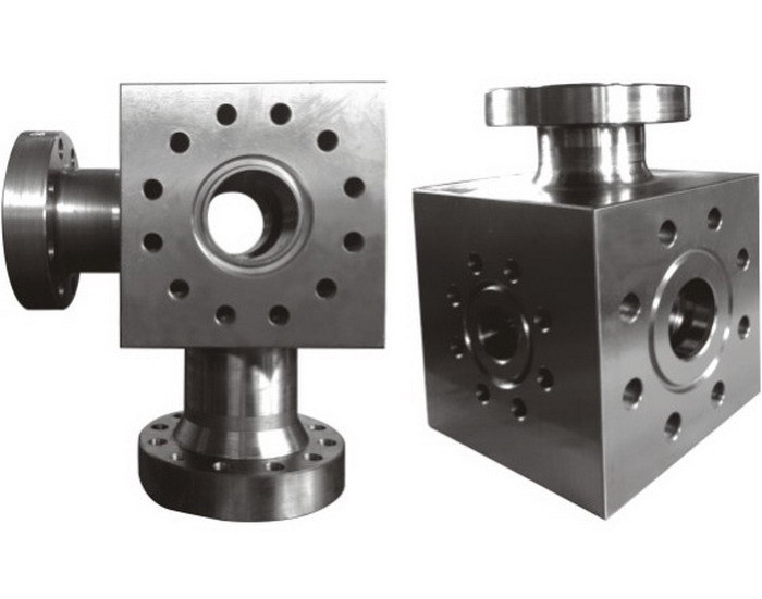 Mud pump discharge five-way